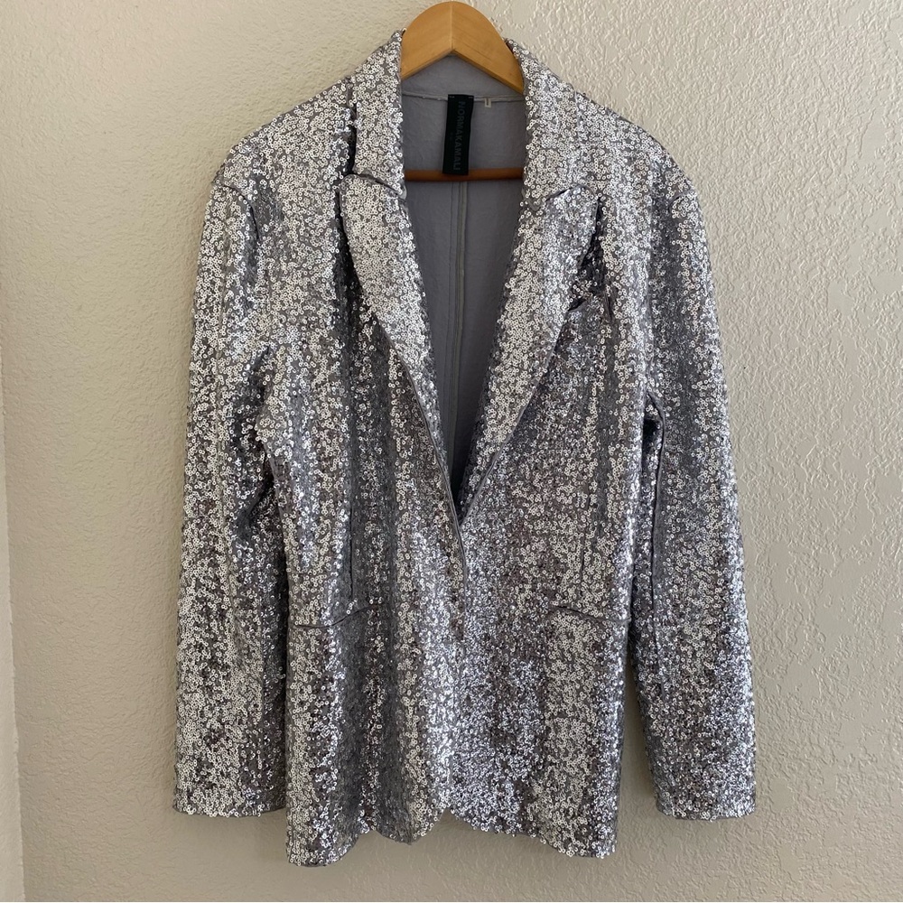 Norma Kamali Sequins Open Jacket - image 2